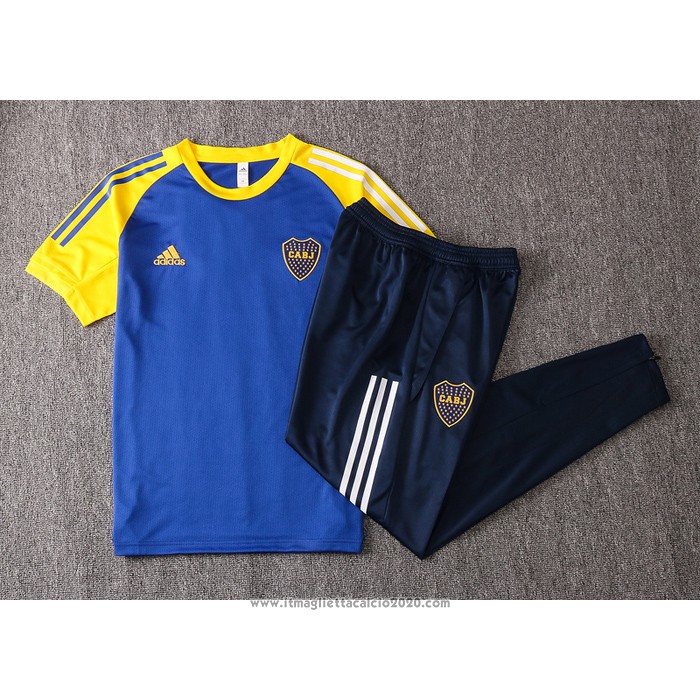 Tuta da Track Boca Juniors Manica Corta 2020 2021 Blu